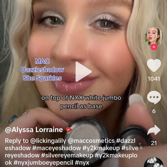 🌟🧚♀️SHE SPARKLES Mac Dazzleshadow Eye Single NWT - Picture 7 of 10